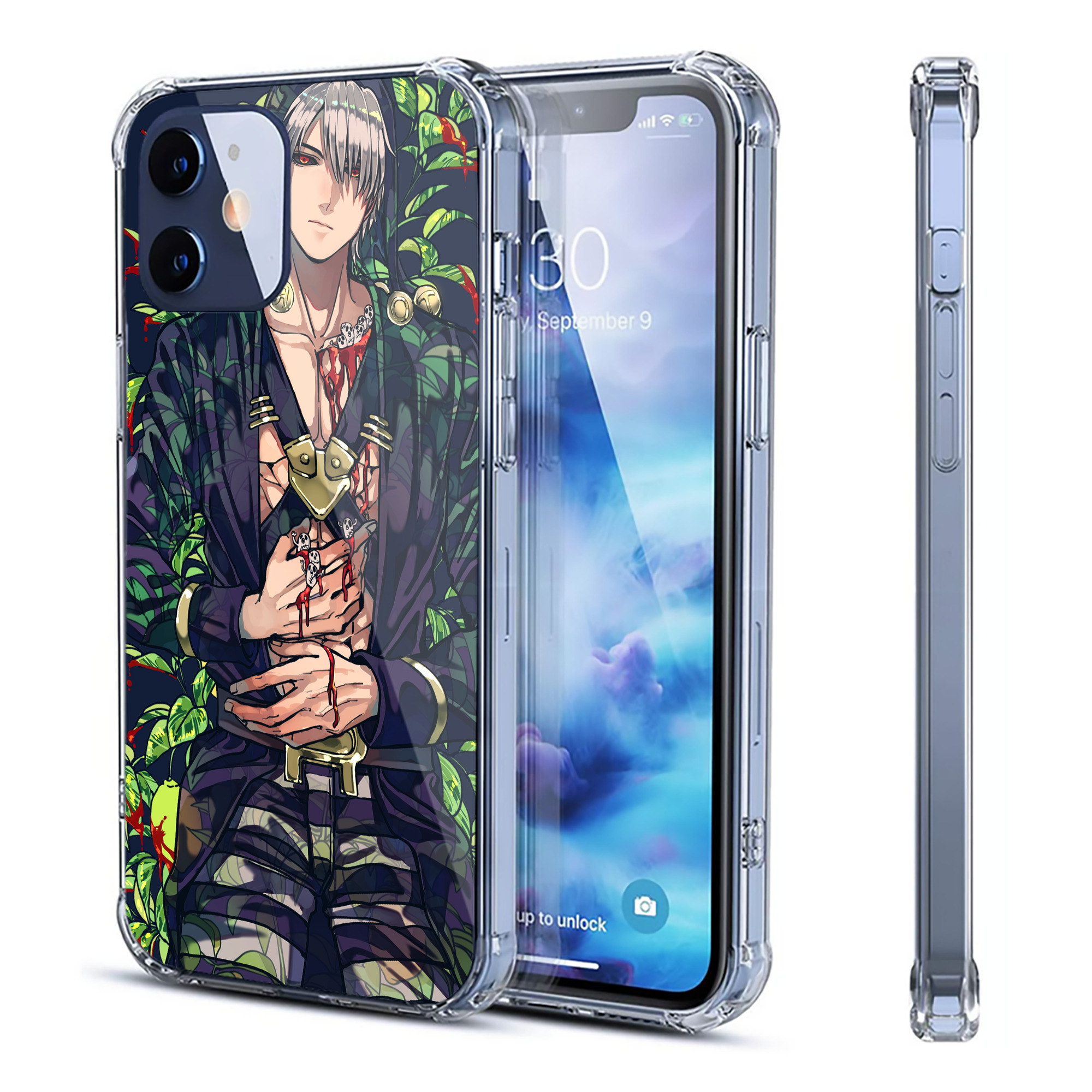 （画像用） ジョジョの奇妙な冒険 JoJo's Bizarre Adventure 【iPhone 12シリーズ対応】透明スマホケース（クリアソフトケース）